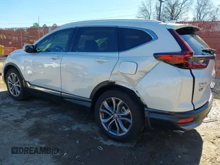 2021 Honda CR-V Touring with VIN 7FARW1H99ME012061, listed as a IAAI auction lot 41168036 with 36,886 mi miles. Bid and sale history available at carsss.com. Image 3.