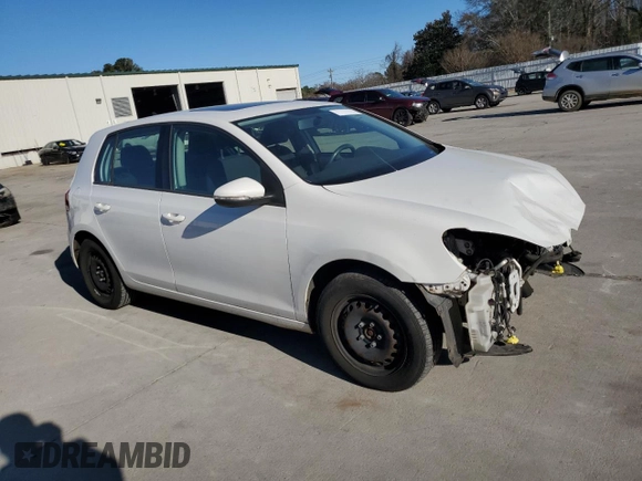 2014 Volkswagen Golf with VIN WVWDB7AJ9EW002927, listed as a Copart auction lot 85236304 with 133,592 mi miles and Salvage title. Bid and sale history available at DreamBid. Image 4.
