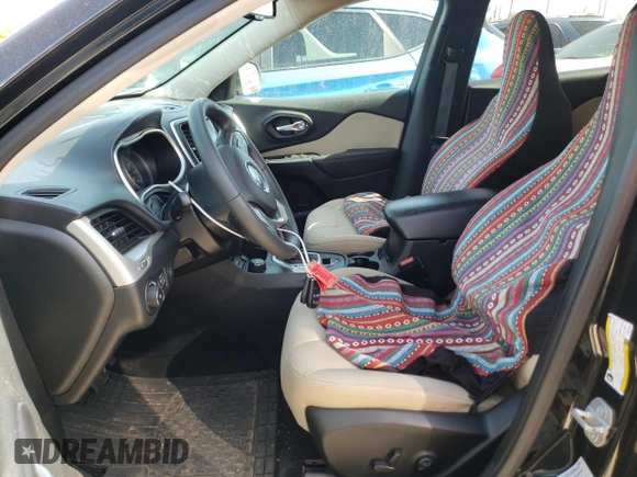 2015 Jeep Cherokee Latitude with VIN 1C4PJMCS6FW752940, listed as a Copart auction lot 49735044 with 80,172 mi miles and Salvage Title. Bid and sale history available at carsss.com. Image 7.
