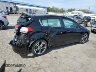 2016 Kia Forte EX with VIN KNAFX5A82G5628739, listed as a Copart auction lot 52540205 with 47,286 mi miles and Salvage Title. Bid and sale history available at DreamBid. Image 3.