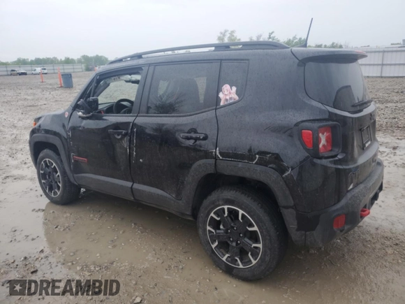 2023 Jeep Renegade Trailhawk with VIN ZACNJDC11PPP59062, listed as a Copart auction lot 58335455 with 9,392 mi miles and Salvage title. Bid and sale history available at DreamBid. Image 2.