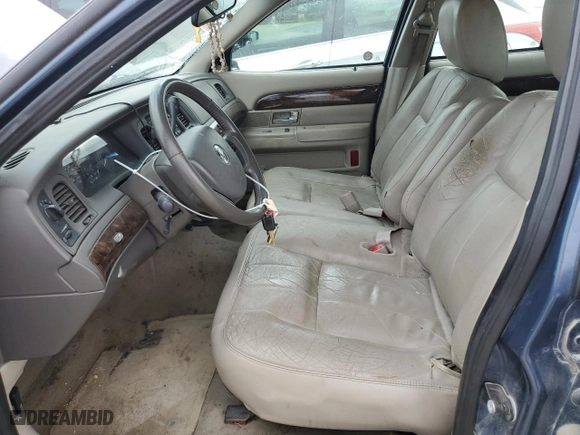 2011 Mercury Grand Marquis LS with VIN 2MEBM7FV1BX605981, listed as a Copart auction lot 77442284 with 108,402 mi miles and Salvage Title. Bid and sale history available at carsss.com. Image 7.