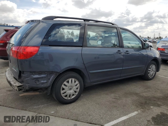 2008 Toyota Sienna with VIN 5TDZK23C88S139126, listed as a Copart auction lot 50837625 with 203,272 mi miles and Salvage Title. Bid and sale history available at DreamBid. Image 3.