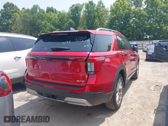 2025 Ford Explorer with VIN 1FMUK8HH4SGB44547, listed as a IAAI auction lot 42427779 with 3,008 mi miles and . Bid and sale history available at DreamBid. Image 16.