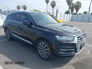 2018 Audi Q7 Premium Plus z VIN WA1LAAF71JD043867, wystawiony jako IAAI lot #42100789 z przebiegiem 146 796 mil mil oraz . Historia ofert i sprzedaży dostępna na DreamBid. Obrazek 1.