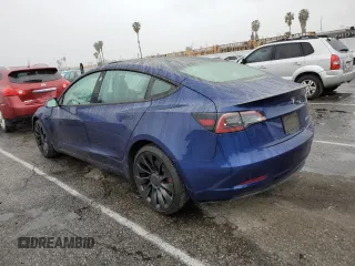 2023 Tesla Model 3 Performance z VIN 5YJ3E1EC8PF461353, wystawiony jako Copart lot #45044865 z przebiegiem 32 324 mil mil oraz Szkoda całkowita • Salvage title. Historia ofert i sprzedaży dostępna na DreamBid. Obrazek 2.