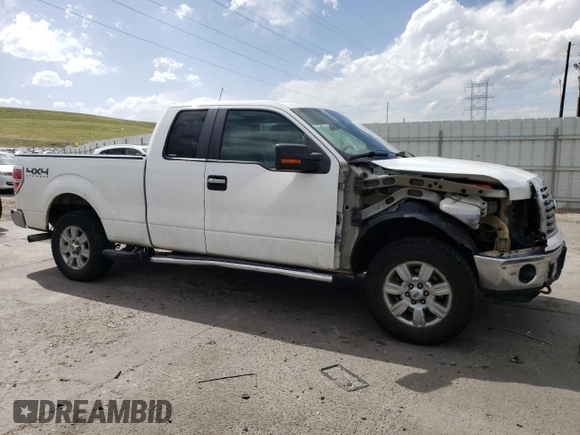 2012 Ford F-150 XL with VIN 1FTFX1EF8CFA01181, listed as a Copart auction lot 53817585 with 186,548 mi miles and Salvage Title. Bid and sale history available at carsss.com. Image 4.
