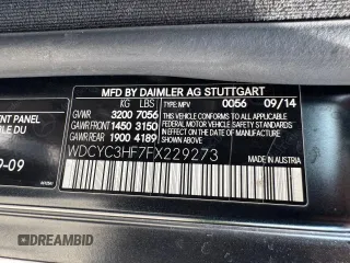 2015 Mercedes-Benz G 550 z VIN WDCYC3HF7FX229273, wystawiony jako Copart lot #61272625 z przebiegiem 72 318 mil mil oraz Czysty tytuł • Clean title. Historia ofert i sprzedaży dostępna na DreamBid. Obrazek 10.