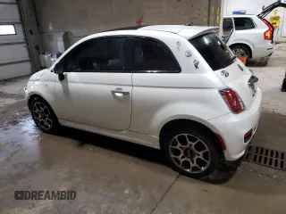2013 FIAT 500 Sport with VIN 3C3CFFBR1DT554123, listed as a Copart auction lot 54749385 with 137,875 mi miles and Clean Title. Bid and sale history available at carsss.com. Image 2.