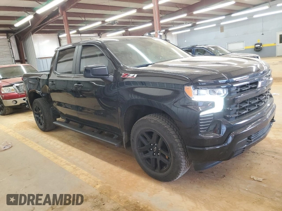 2023 Chevrolet Silverado 1500 RST with VIN 2GCUDEED3P1152321, listed as a Copart auction lot 47077775 with 43,626 mi miles and Salvage Title. Bid and sale history available at DreamBid. Image 4.
