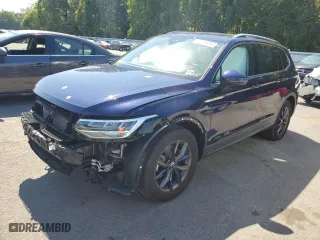 2023 Volkswagen Tiguan SE with VIN 3VV3B7AX7PM062113, listed as a Copart auction lot 71125914 with 17,244 mi miles and Salvage Title. Bid and sale history available at carsss.com. Image 1.