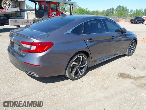 2019 Honda Accord Sport with VIN 1HGCV1F31KA082048, listed as a IAAI auction lot 41986189 with 78,708 mi miles and . Bid and sale history available at DreamBid. Image 4.