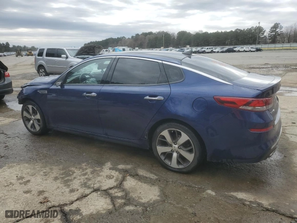 2019 Kia Optima S with VIN 5XXGT4L37KG317049, listed as a Copart auction lot 45524245 with 149,446 mi miles and Salvage Title. Bid and sale history available at carsss.com. Image 2.