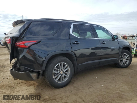 2023 Chevrolet Traverse LT Cloth with VIN 1GNERGKW2PJ272289, listed as a Copart auction lot 54652595 with 33,416 mi miles and Non repairable. Bid and sale history available at DreamBid. Image 3.