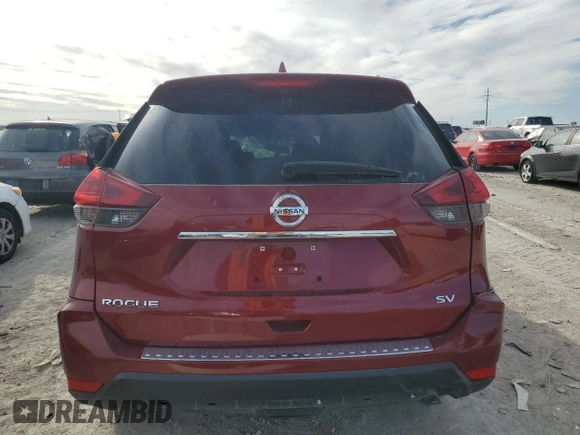 2018 Nissan Rogue SV with VIN 5N1AT2MT3JC735109, listed as a Copart auction lot 47448065 with Not Provided miles and Salvage Title. Bid and sale history available at carsss.com. Image 6.