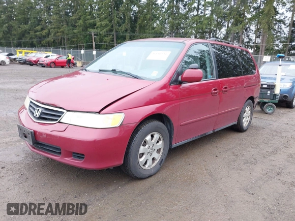2003 Honda Odyssey EX z VIN 5FNRL18683B080893, wystawiony jako IAAI lot #41840931 z przebiegiem 218 794 mil mil oraz . Historia ofert i sprzedaży dostępna na DreamBid. Obrazek 2.