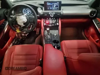 2024 Lexus IS 350 F Sport with VIN JTHGZ1E29R5034442, listed as a Copart auction lot 81814194 with 2,838 mi miles and Salvage title. Bid and sale history available at DreamBid. Image 8.