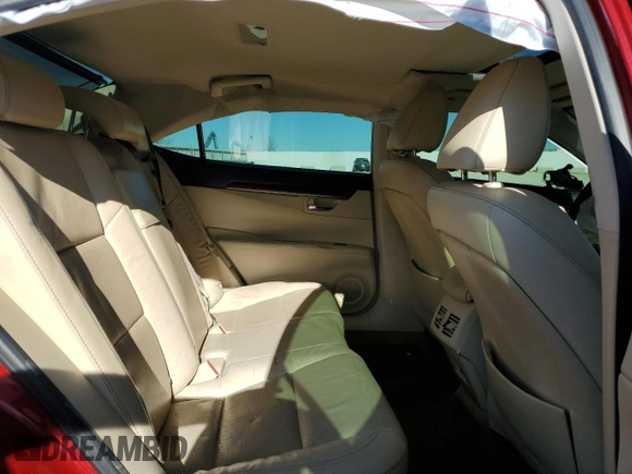 2013 Lexus ES 300h Hybrid with VIN JTHBW1GG6D2023419, listed as a Copart auction lot 47447185 with 0 mi miles and Salvage Title. Bid and sale history available at carsss.com. Image 10.