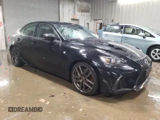 2020 Lexus IS 300 F Sport with VIN JTHG81F25L5043275, listed as a Copart auction lot 84169304 with 75,642 mi miles and Salvage title. Bid and sale history available at DreamBid. Image 4.