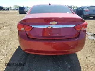 2015 Chevrolet Impala LT with VIN 2G1115SL7F9198458, listed as a Copart auction lot 57996275 with 128,480 mi miles and Salvage title. Bid and sale history available at DreamBid. Image 6.