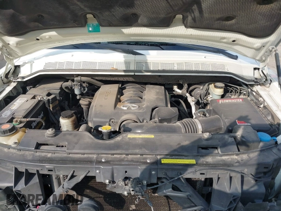 2005 Infiniti QX56 with VIN 5N3AA08C05N807342, listed as a IAAI auction lot 41421659 with 158,630 mi miles. Bid and sale history available at carsss.com. Image 10.