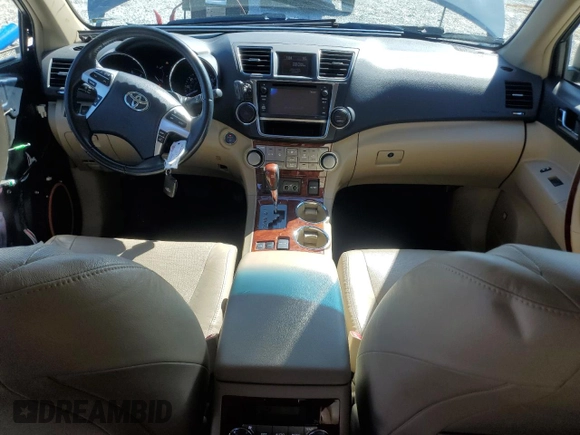 2013 Toyota Highlander Limited with VIN JTEDC3EH7D2017862, listed as a Copart auction lot 48812275 with 153,983 mi miles and Salvage title. Bid and sale history available at DreamBid. Image 8.