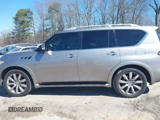 2011 Infiniti QX56 7-passenger with VIN JN8AZ2NE3B9005416, listed as a IAAI auction lot 41624141 with 285,228 mi miles. Bid and sale history available at carsss.com. Image 14.