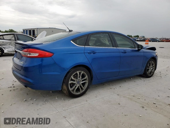 2017 Ford Fusion SE with VIN 3FA6P0HD9HR262033, listed as a Copart auction lot 63628275 with 93,649 mi miles and Salvage title. Bid and sale history available at DreamBid. Image 3.