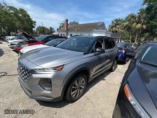 2020 Hyundai Santa Fe SEL with VIN 5NMS33AD3LH207036, listed as a Copart auction lot 54631855 with 54,755 mi miles and Salvage Title. Bid and sale history available at carsss.com. Image 2.