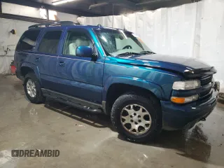 2005 Chevrolet Tahoe LT with VIN 1GNEC13T45R224004, listed as a Copart auction lot 73709734 with 291,156 mi miles and Salvage Title. Bid and sale history available at carsss.com. Image 4.