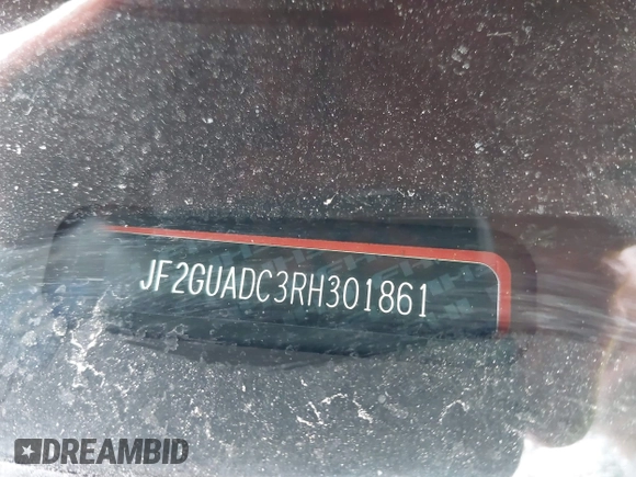 2024 Subaru Crosstrek Premium с VIN JF2GUADC3RH301861, выставлен на аукционе IAAI как лот 42439260 с пробегом 14 243 миль миль и . История ставок и продаж доступна на DreamBid. Изображение 17.