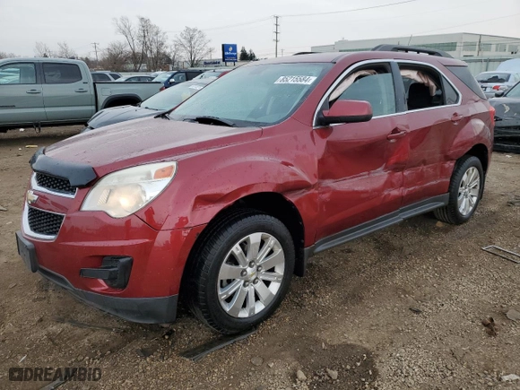 2010 Chevrolet Equinox LT w/1LT with VIN 2CNFLEEY0A6324339, listed as a Copart auction lot 85215584 with 183,416 mi miles and Salvage Title. Bid and sale history available at carsss.com. Image 1.