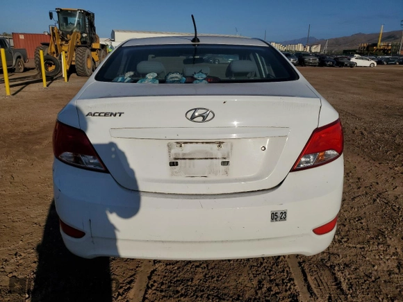 2017 Hyundai Accent SE with VIN KMHCT4AE6HU305959, listed as a Copart auction lot 41490805 with 69,286 mi miles and Non Repairable. Bid and sale history available at carsss.com. Image 6.