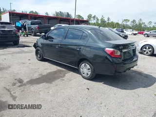2022 Mitsubishi Mirage ES with VIN ML32FUFJ7NHF06356, listed as a IAAI auction lot 41815806 with 30,873 mi miles and . Bid and sale history available at DreamBid. Image 3.