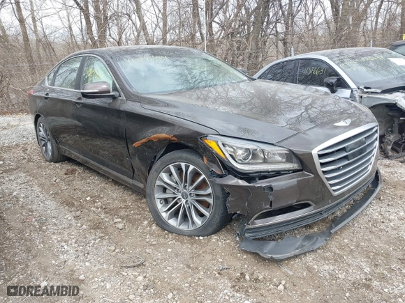 2016 Hyundai Genesis 3.8L with VIN KMHGN4JE9GU110867, listed as a IAAI auction lot 41729504 with 126,247 mi miles. Bid and sale history available at carsss.com. Image 1.