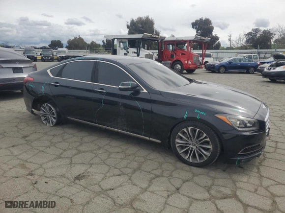 2016 Hyundai Genesis 3.8L with VIN KMHGN4JE1GU135133, listed as a Copart auction lot 47763185 with 86,982 mi miles and Salvage Title. Bid and sale history available at carsss.com. Image 4.