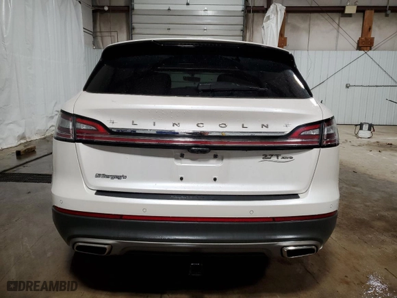 2019 Lincoln Nautilus Reserve with VIN 2LMPJ8LP4KBL56326, listed as a Copart auction lot 45565135 with 0 mi miles and Salvage Title. Bid and sale history available at carsss.com. Image 6.