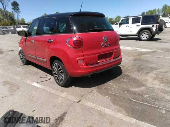 2014 FIAT 500L Lounge with VIN ZFBCFACH3EZ013978, listed as a IAAI auction lot 42005201 with 116,841 mi miles and . Bid and sale history available at DreamBid. Image 3.