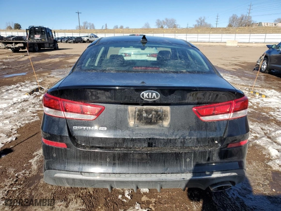 2019 Kia Optima S with VIN 5XXGT4L35KG276713, listed as a Copart auction lot 41797285 with 101,036 mi miles and Salvage Title. Bid and sale history available at carsss.com. Image 6.
