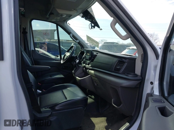 2020 Ford Transit Cargo with VIN 1FTBR1C8XLKB39681, listed as a IAAI auction lot 41304260 with 87,316 mi miles and . Bid and sale history available at DreamBid. Image 5.
