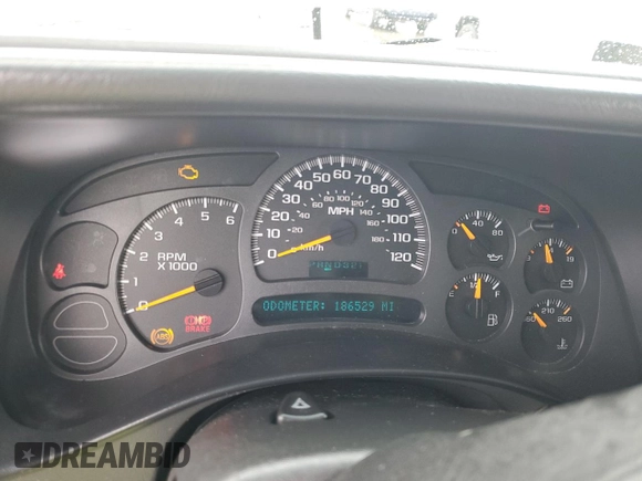 2003 Chevrolet Tahoe LS z VIN 1GNEC13T03J203176, wystawiony jako Copart lot #49501875 z przebiegiem 186 529 mil mil oraz Szkoda całkowita • Salvage title. Historia ofert i sprzedaży dostępna na DreamBid. Obrazek 9.