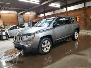 2011 Jeep Compass Latitude with VIN 1J4NF1FB9BD207804, listed as a Copart auction lot 53049285 with 168,163 mi miles and Salvage Title. Bid and sale history available at carsss.com. Image 1.