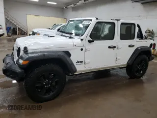 2021 Jeep Wrangler Unlimited Sport S z VIN 1C4HJXDG3MW836744, wystawiony jako Copart lot #46814945 z przebiegiem 71 049 mil mil oraz Nie do naprawy • Non repairable. Historia ofert i sprzedaży dostępna na DreamBid. Obrazek 1.