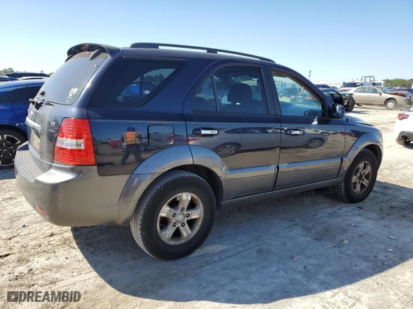 2008 Kia Sorento EX with VIN KNDJC736785856592, listed as a Copart auction lot 48199545 with 136,490 mi miles and Salvage Title. Bid and sale history available at carsss.com. Image 3.