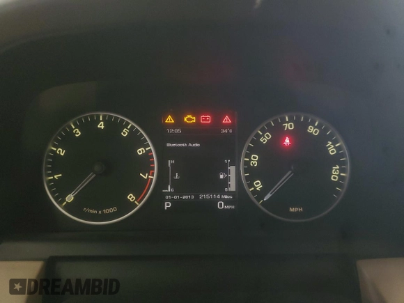 2015 Land Rover LR4 Lux with VIN SALAK2V66FA740011, listed as a Copart auction lot 59732905 with 215,114 mi miles and Clean title. Bid and sale history available at DreamBid. Image 9.
