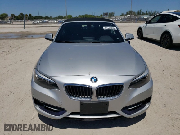 2016 BMW 2 Series 228i xDrive with VIN WBA1L9C59GV325604, listed as a Copart auction lot 49372204 with 44,762 mi miles. Bid and sale history available at carsss.com. Image 5.