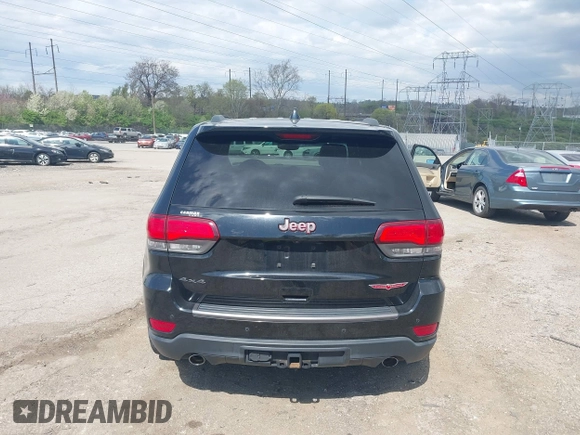 2017 Jeep Grand Cherokee Trailhawk with VIN 1C4RJFLG3HC674489, listed as a IAAI auction lot 42049006 with 91,892 mi miles and . Bid and sale history available at DreamBid. Image 17.
