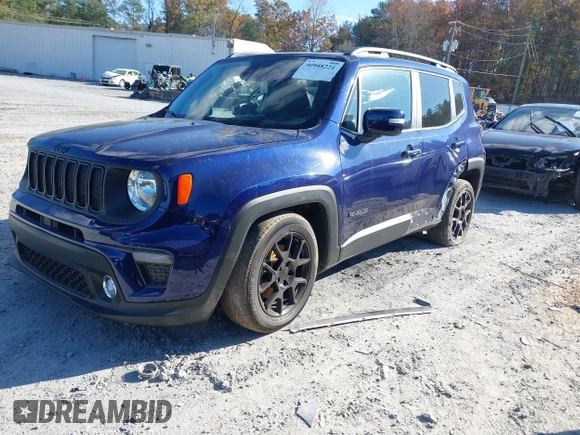 2020 Jeep Renegade Latitude with VIN ZACNJABB5LPL87163, listed as a IAAI auction lot 40948221 with 118,125 mi miles and . Bid and sale history available at DreamBid. Image 22.