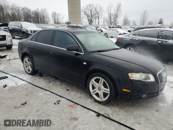 2007 Audi A4 2.0T with VIN WAUAF78E47A093098, listed as a Copart auction lot 86976454 with 98,237 mi miles and Clean Title. Bid and sale history available at carsss.com. Image 4.