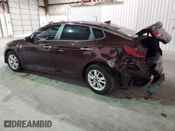 2018 Kia Optima LX z VIN 5XXGT4L37JG222263, wystawiony jako Copart lot #59760854 z przebiegiem 87 699 mil mil oraz Szkoda całkowita • Salvage title. Historia ofert i sprzedaży dostępna na DreamBid. Obrazek 2.